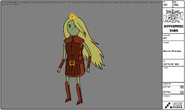 Modelsheet warriorprincess