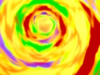 Colorful fire