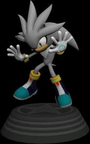 Silver statue