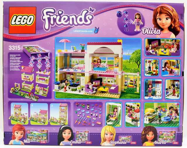 Lego Friends 3315 Olivias House Brand New Set  695 Pcs 3 