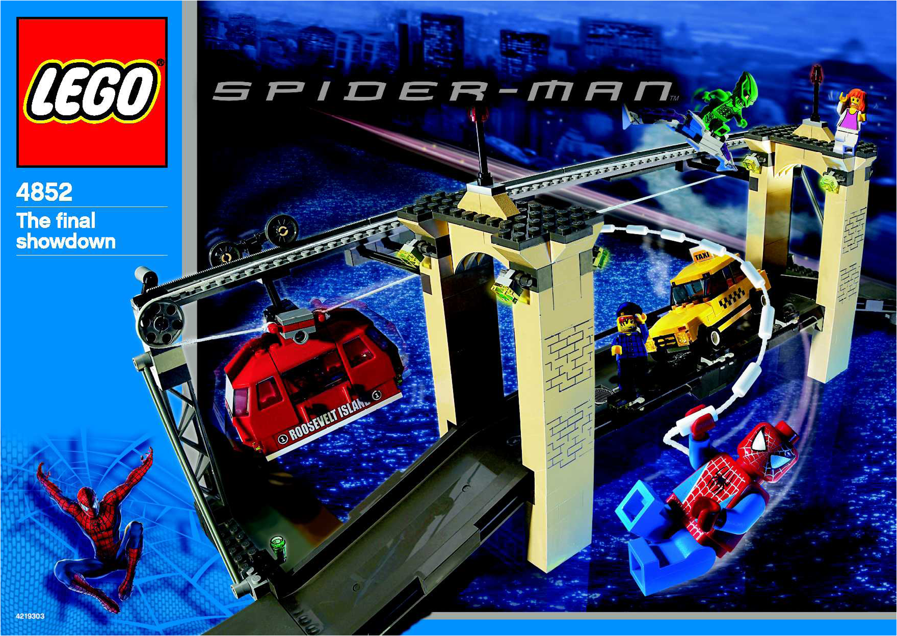 lego spiderman train set