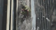 Hulk catches Iron Man