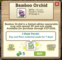Bamboo Orchid Permit