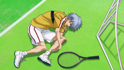 Niou faking an injury