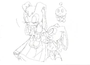 Vanilla Cream Sonic advance 2 ending SonicX concept art 2