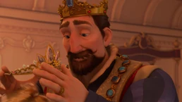 The King with a crown