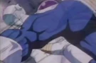 Vegeta kicks frieza