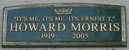 Howard Morris Plaque