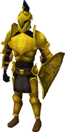 Gilded armour set (lg) equipped