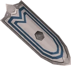 White kiteshield detail