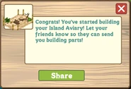 Hawaiian Paradise Aviary Initial Message