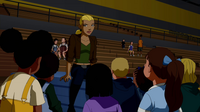 Artemis sings to kids