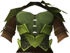 Green d'hide body detail
