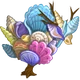 Sea Shell Tree-icon