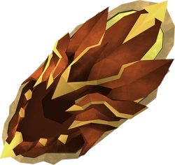 Dragonfire shield detail