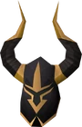 Elite black full helm detail