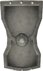 Iron sq shield detail