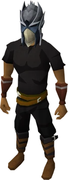 Slayer helmet equipped