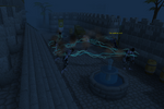 Shield blasting zombies