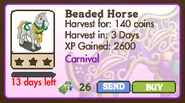 Beaded Horse Market Info