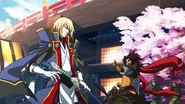 Jin Kisaragi (Calamity Trigger, Story Mode Illustration, 2)