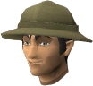 Pith helmet chathead