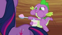 Spike munching ice cream S2E20