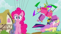 Twilight accidentally hitting Fluttershy S2E20