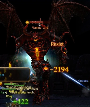Flaming lord