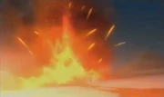 Fire Release Exploding Flame Crater explosion