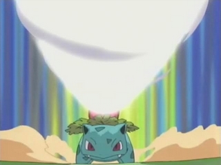 Ivysaur de Crystal usando Rayo solar en EH15.