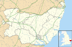 Suffolk UK location map