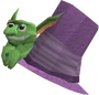 Flying Goblin Hat detail