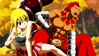 Scorpio fighting alongside Lucy