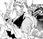 Natsu became barbaric