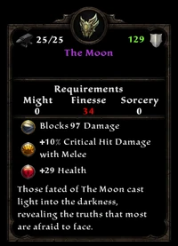 The moon