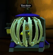 Waza Matta caged