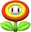 Fire Flower Artwork - New Super Mario Bros