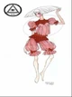 Gossip Girl Dress Sketch