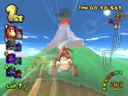 DK Mountain - Fired Cannon - Double Dash!!