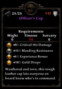 Officer's cap