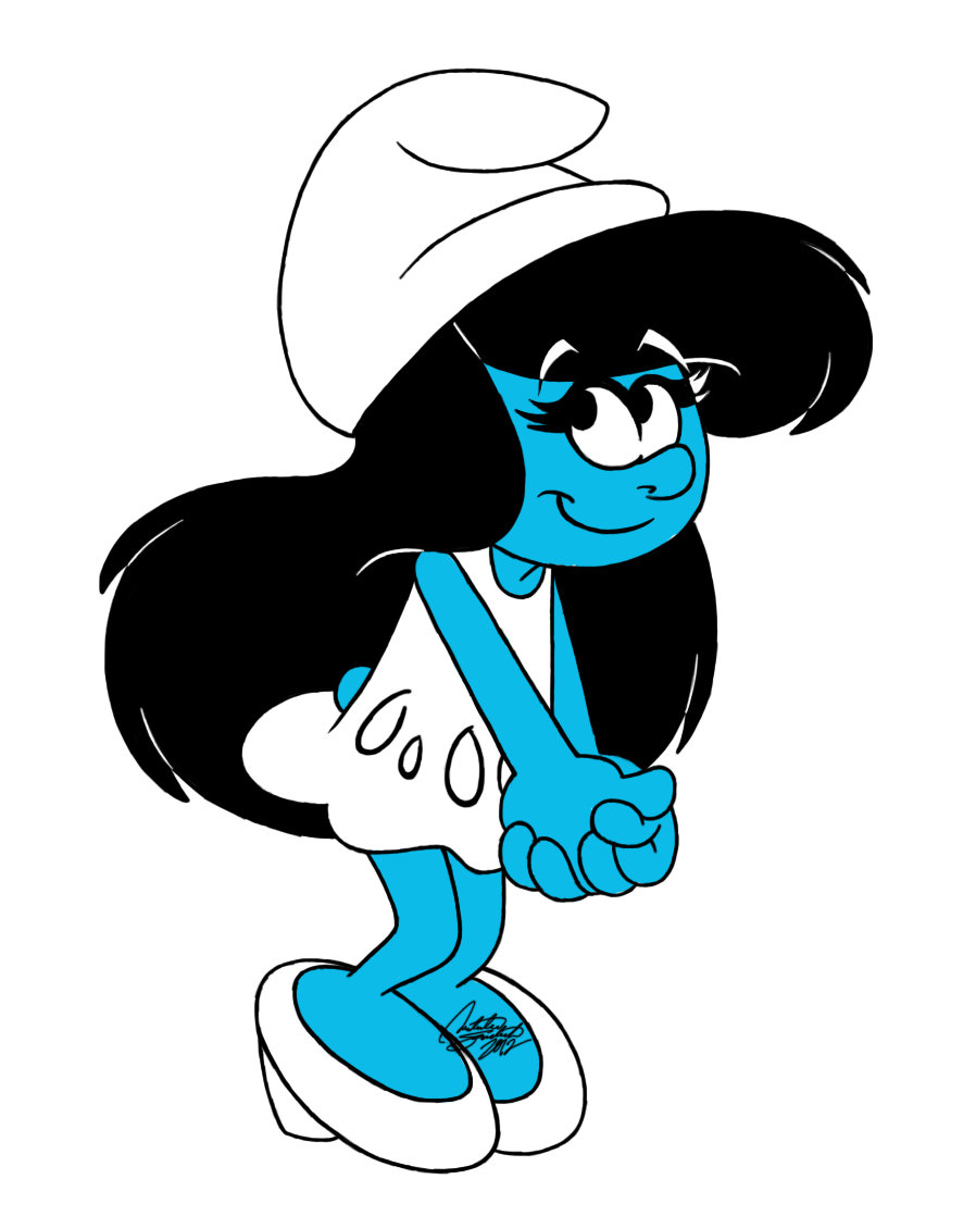 Black Hair Smurfette