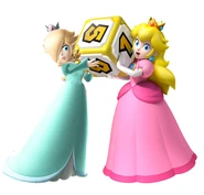 Rosalina and peach