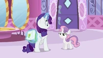 Rarity hiding the bag again S2E23