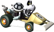 Dry Bones Artwork - Mario Kart DS