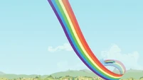 Rainbow haciendo un arcoirias