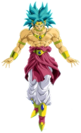 Broly super saiyan restinjido