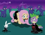 Fluttershy the Vampony Slayer by ScruffyToto