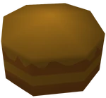Chocolate cake detail