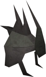 Spiked helmet detail
